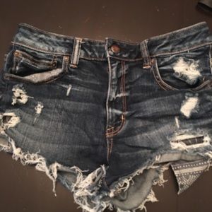 American Eagle Hi-Rise Festival Shorts